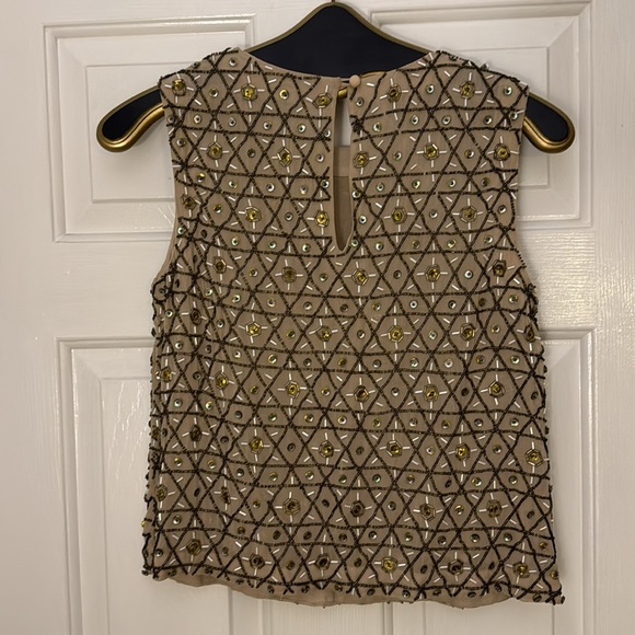 Vince Sparkly Beaded Sequin Top - Picture 4 of 7